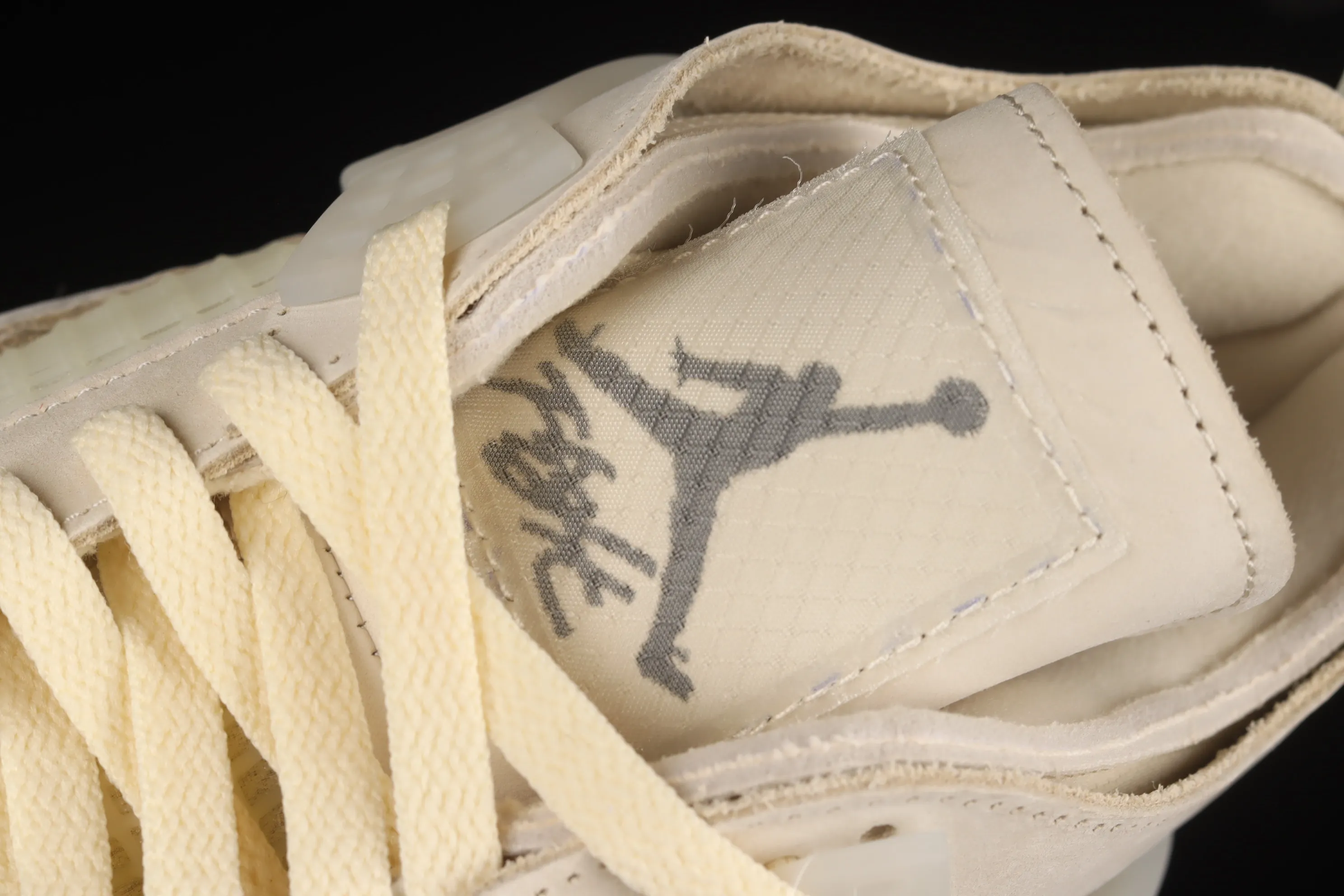 All categories Air Jordan Jordan series basketball shoes Air Jordan 4 foreign trade version OF x Air Jordan 4 Retro "Cream/Sail" AJ4 Joe 4 retro casual sports culture basketball shoes CV9388-100